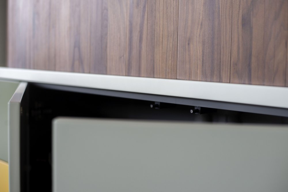 TV-meubel met handgemaakt rolluik (foto 21)