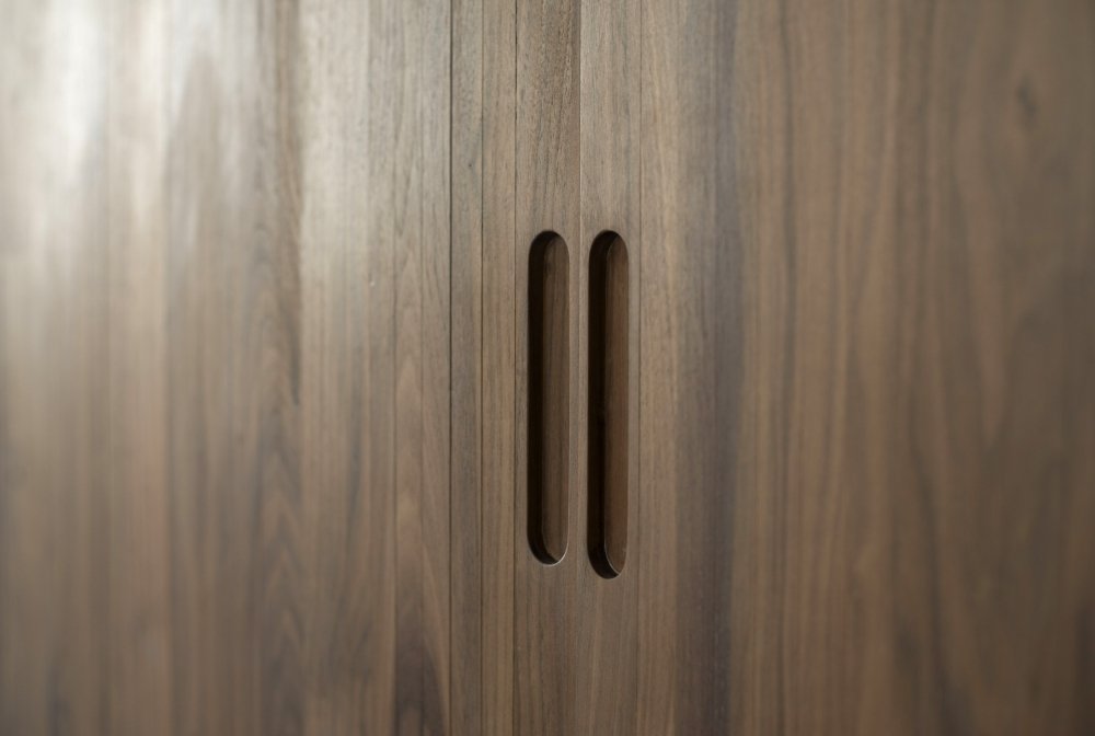 TV-meubel met handgemaakt rolluik (foto 23)